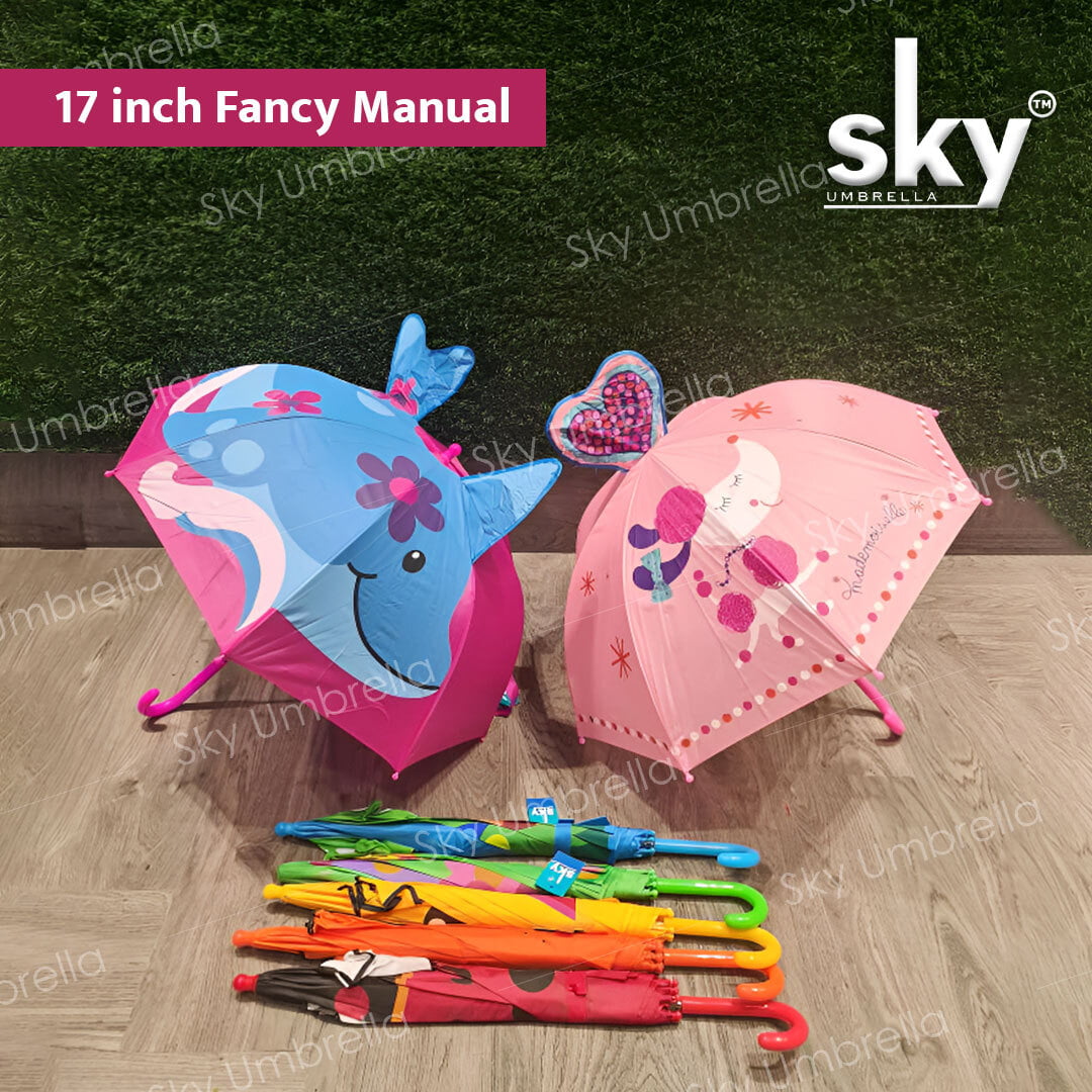 Fancy Design Print Kids Umbrella